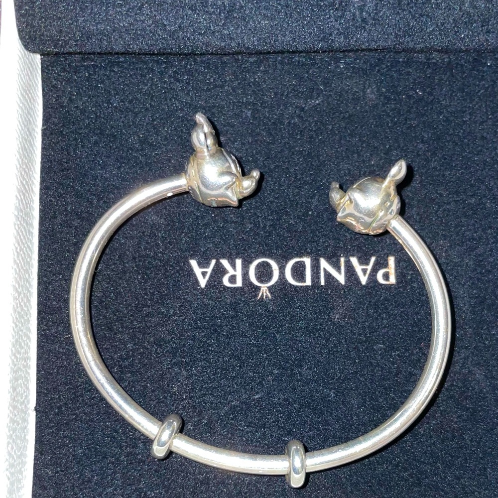 Pandora moments Minnie and Mickey open bangle